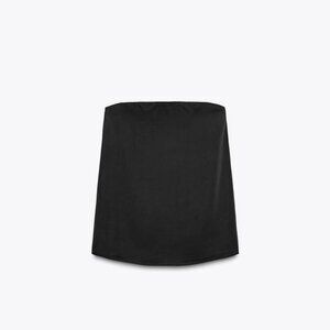 Zara Strapless Satin Effect Top